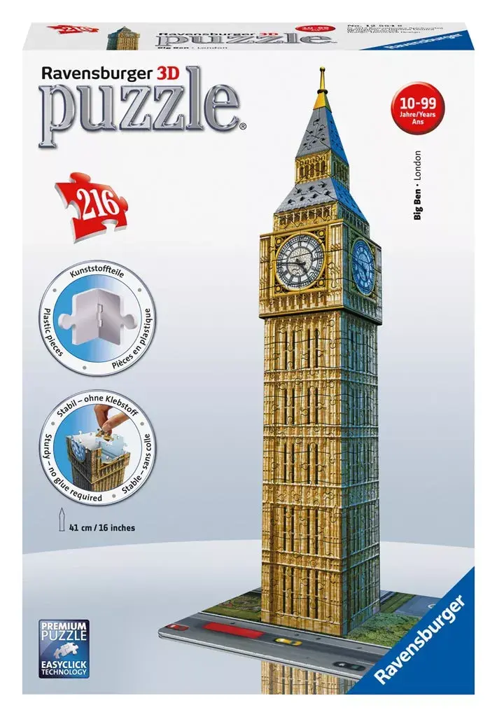 3D puzle Ravensburger Big Ben, 12554