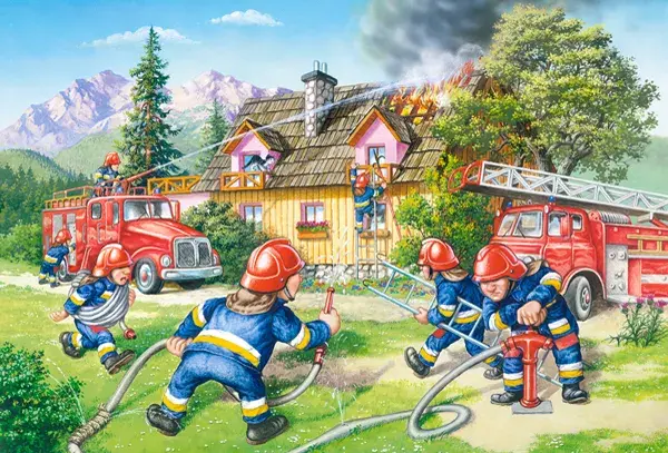 Puzle Castorland Fire Brigade 40 gab. Photo 2
