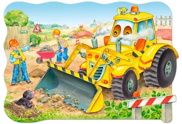 Puzle Castorland Bulldozer in Action 20 gab. Maxi Photo 2