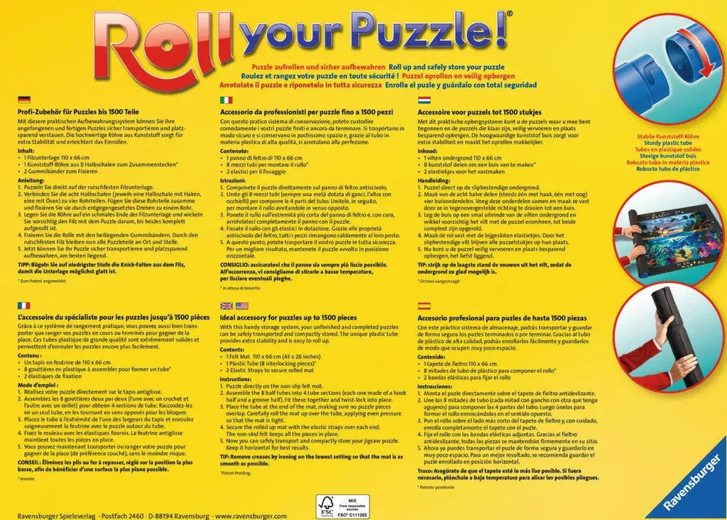 Puzļu paklājs Ravensburger Roll your Puzzle! Photo 2