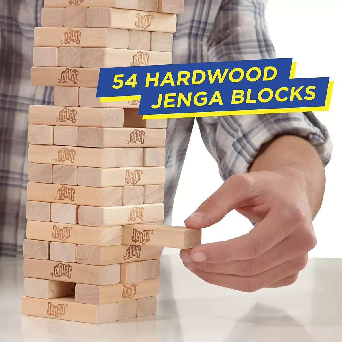 HASBRO Classic Jenga galda spēle — standarta izdevums Photo 5