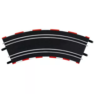 Carrera 20061645 Curve 3/45 Play Vehicle Track Set for Children Aged 6 and Older in Black Red and White