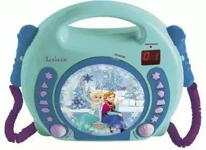 Portable CD player Lexibook RCDK100FZ — Blue/Turquoise, LED display, 3.5 mm headphone, battery powered