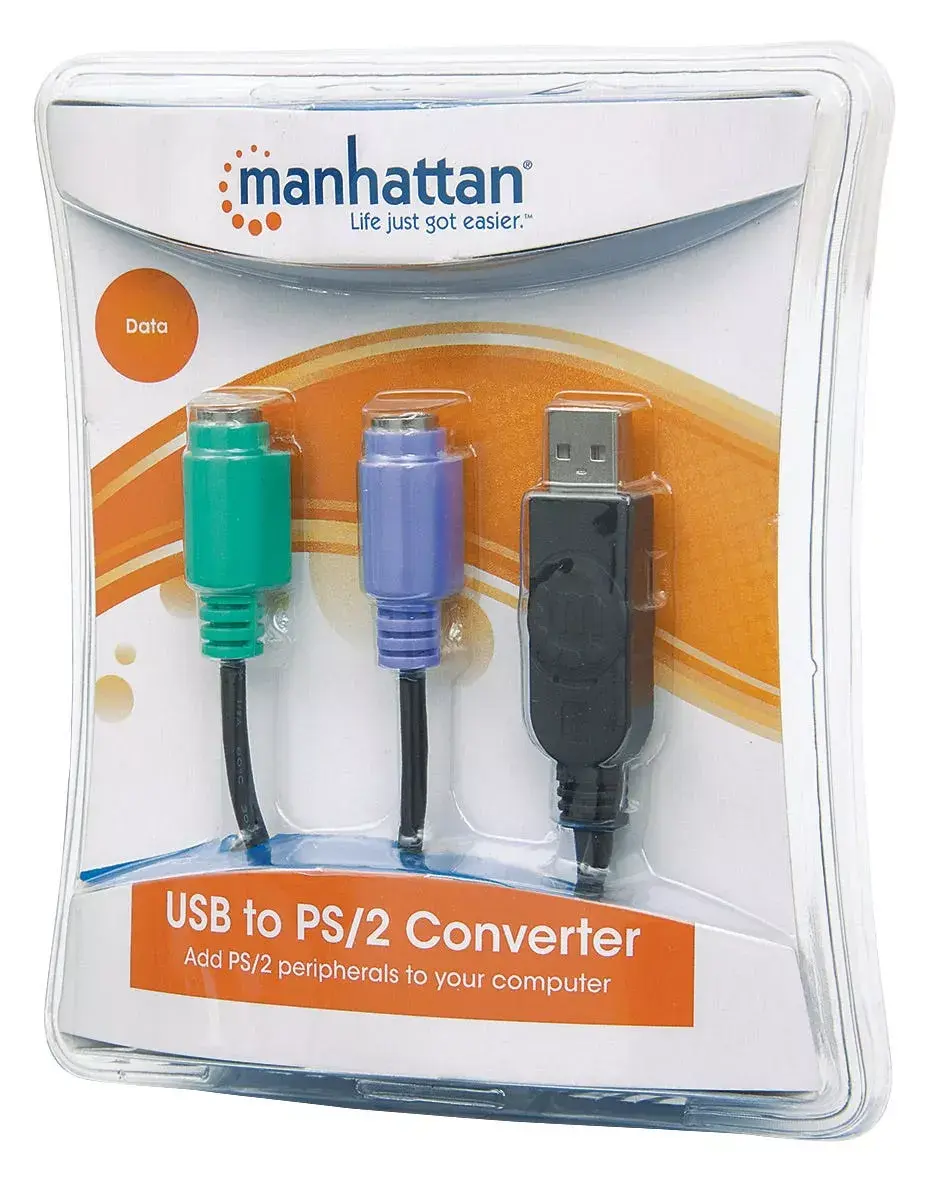 MANHATTAN USB-A to PS/2 Converter Cable 15 cm Photo 4