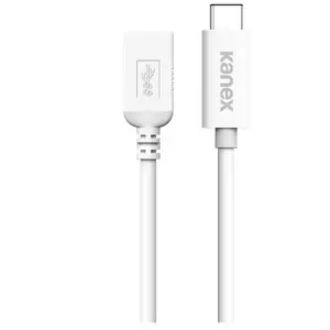 USB A uz USB-C kabelis Kanex KU3CA107I 1.2 m — USB 3.2 Gen 1 (3.1 Gen 1), balts