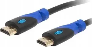 HDMI cable BLOW 5 m, HDMI to HDMI, blue, double-shielded