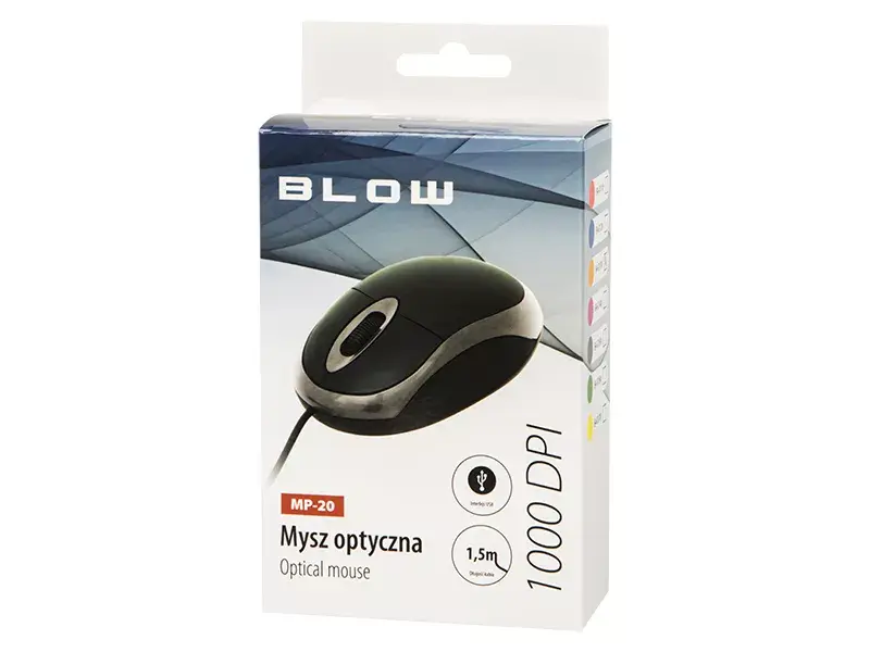 BLOW MP-20 vada ambidekstra biroja pele Photo 2
