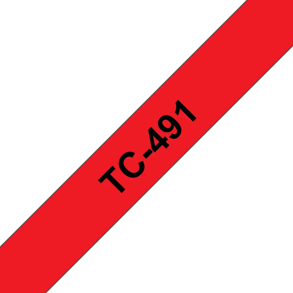 Marķēšanas lente Brother TC491 9mm melna