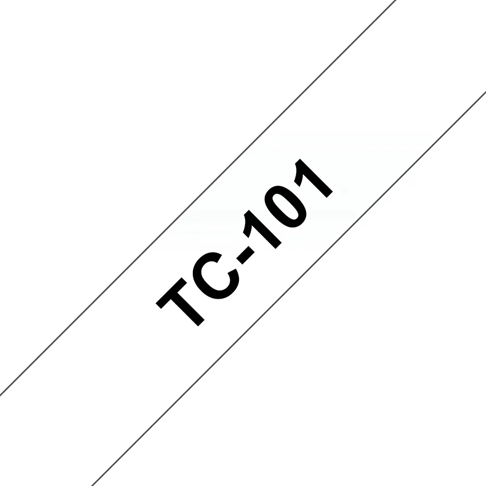 Marķēšanas lenta Brother TC101 12mm melns