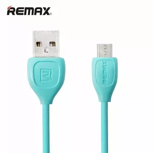 Remax LESU Izturīgs un fleksibls Universāls Micro USB uz USB Datu un uzlādes Kabelis 1m Zils