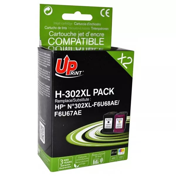Kārtridžs UPrint 302XL Colour H-302XLC-UP, H-302XLC-UP