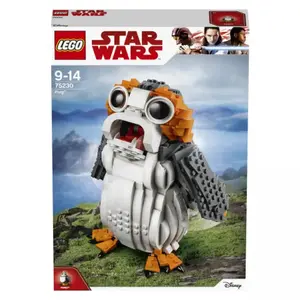 LEGO buildable figure Star Wars Porg 75230 – collectible model with posable features