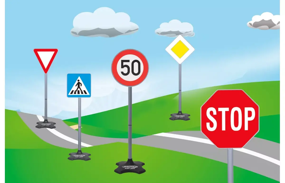 Toy traffic signs set Jamara 460257 Photo 2