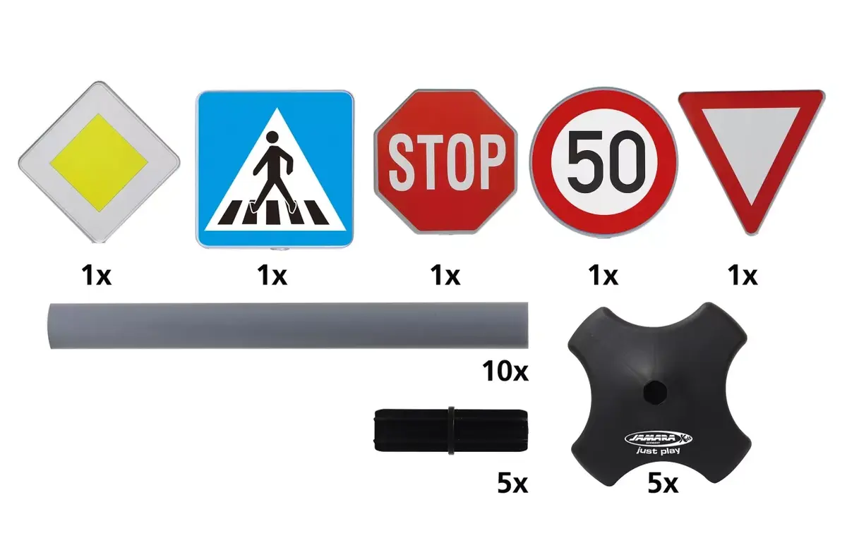 Toy traffic signs set Jamara 460257 Photo 9