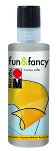 Ūdens bāzes krāsa Marabu fun&fancy 082 — 80 ml, sudrabkrāsa