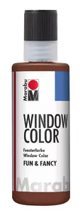 Glass paint Marabu 04060004046 — brown, liquid, 80 ml
