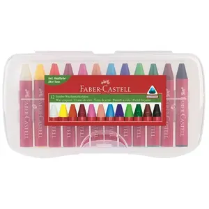 Jumbo coloured pencils Faber-Castell 12 pcs, multi colours, for ages 3+