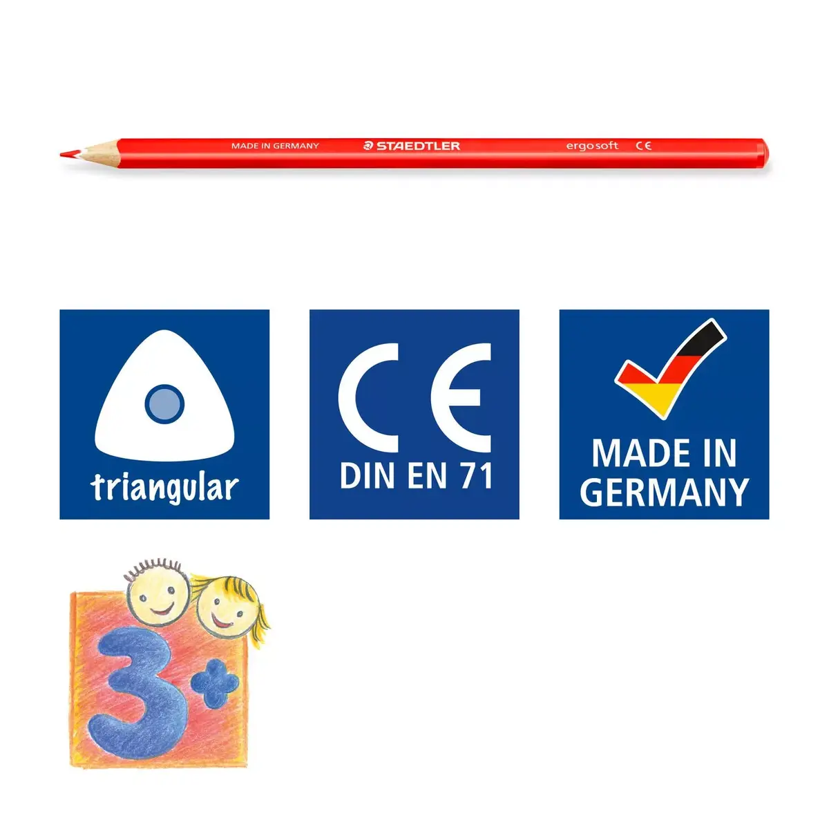Krāsainie zīmuļi Staedtler Ergosoft 157 Photo 6