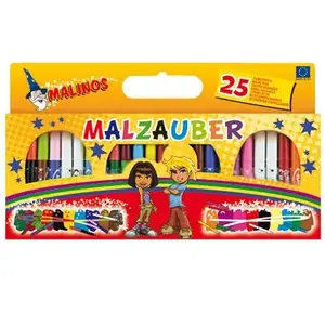 Krāsu marķieru komplekts Malinos 300029 — daudzkrāsaini marķieri, 25 gab., 21 krāsa
