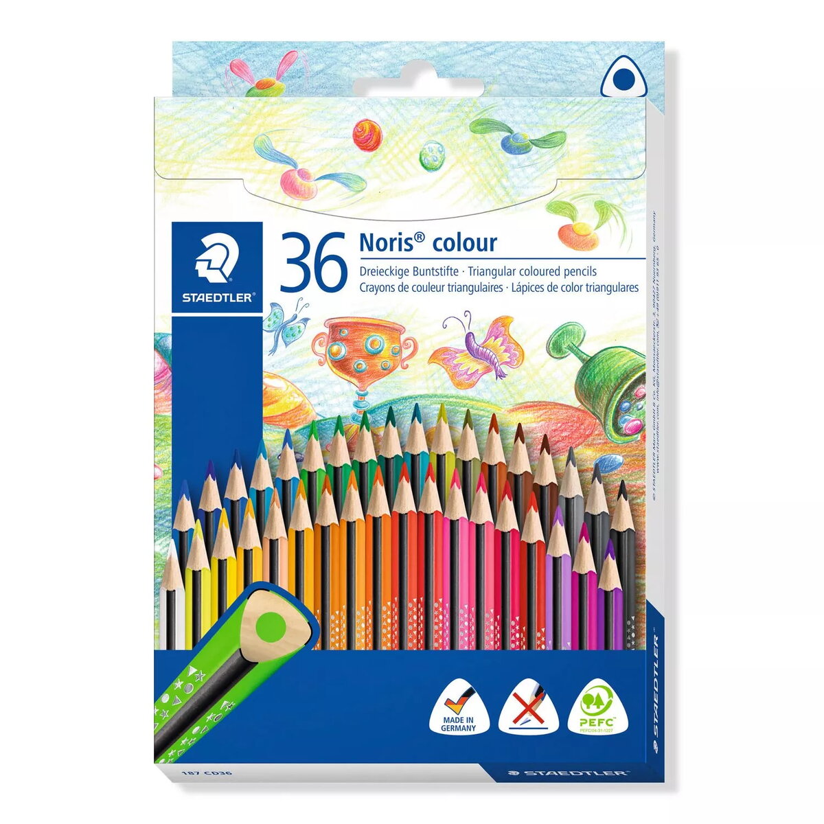 Krāsainie zīmuļi Staedtler Noris colour 187