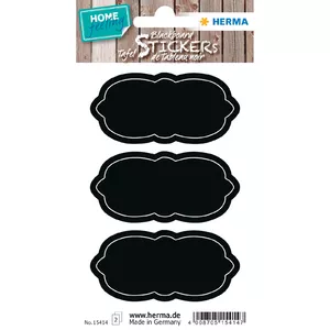 HERMA 15414 pašlīmējošā etiķete Pastāvīgs Melns 4 pcs