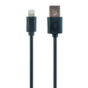 Кабель USB A — Micro-USB B / Lightning Gembird CC-USB2-AMLM-1M, 1 м, чёрный