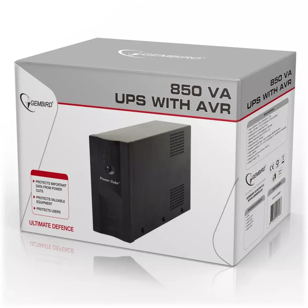 Источник бесперебойного питания Gembird UPS-PC-850AP Photo 3