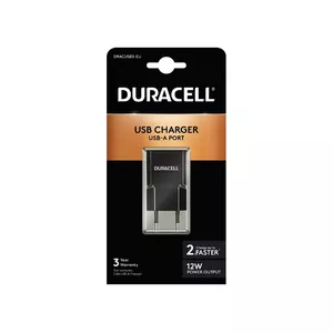 Duracell DRACUSB3-EU зарядное устройство для мобильных устройств Смартфон, Планшет Черный Кабель переменного тока Для помещений