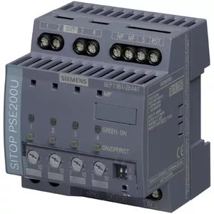 Siemens SITOP PSE200U 6EP1961-2BA41 selektivitātes modulis 4 kanālu ieeja 24V DC 10A