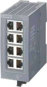 Unmanaged Industrial Switch Siemens SCALANCE XB008, 8 Ethernet ports, 100 Mbps, model 6GK5008-0BA00-1AB2
