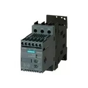 Siemens 3RW3018 Soft Starter, 7.5 kW at 400V, 4 kW at 230V, 17.6 A Rated Current