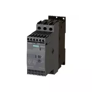 Siemens 3RW3017 Soft Starter, 12.5 A, 5.5 kW at 400 V, 3 kW at 230 V