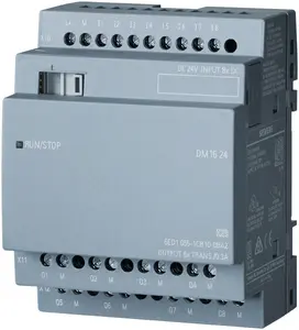 Siemens LOGO! DM16 24 Digital Expansion Module with 8 Digital Inputs and 8 Digital Outputs for Control Systems
