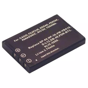 Digital Camera Battery 2-Power DBI9583A 3.7V 1150mAh
