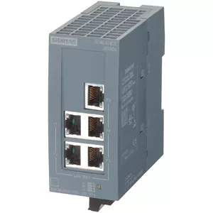 Siemens SCALANCE XB005 Industrial Network Switch, 5x RJ45 Ports, 10/100 Mbps