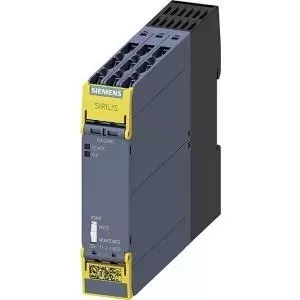 Siemens 3SK1111-1AB30 Safety Relay, 24V AC/DC, 3 NO and 1 NC Contacts