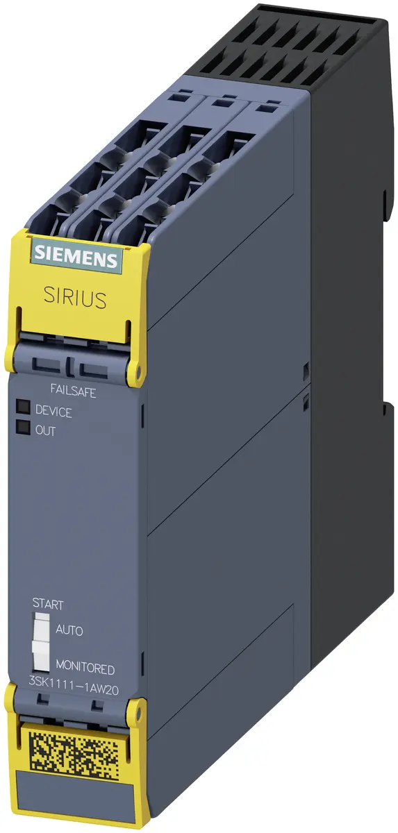Siemens 3SK1111-1AW20 drošības relejs 110-240V AC