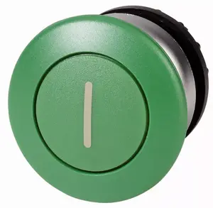 Грибная кнопка Eaton M22-DP-G-X1, зеленая
