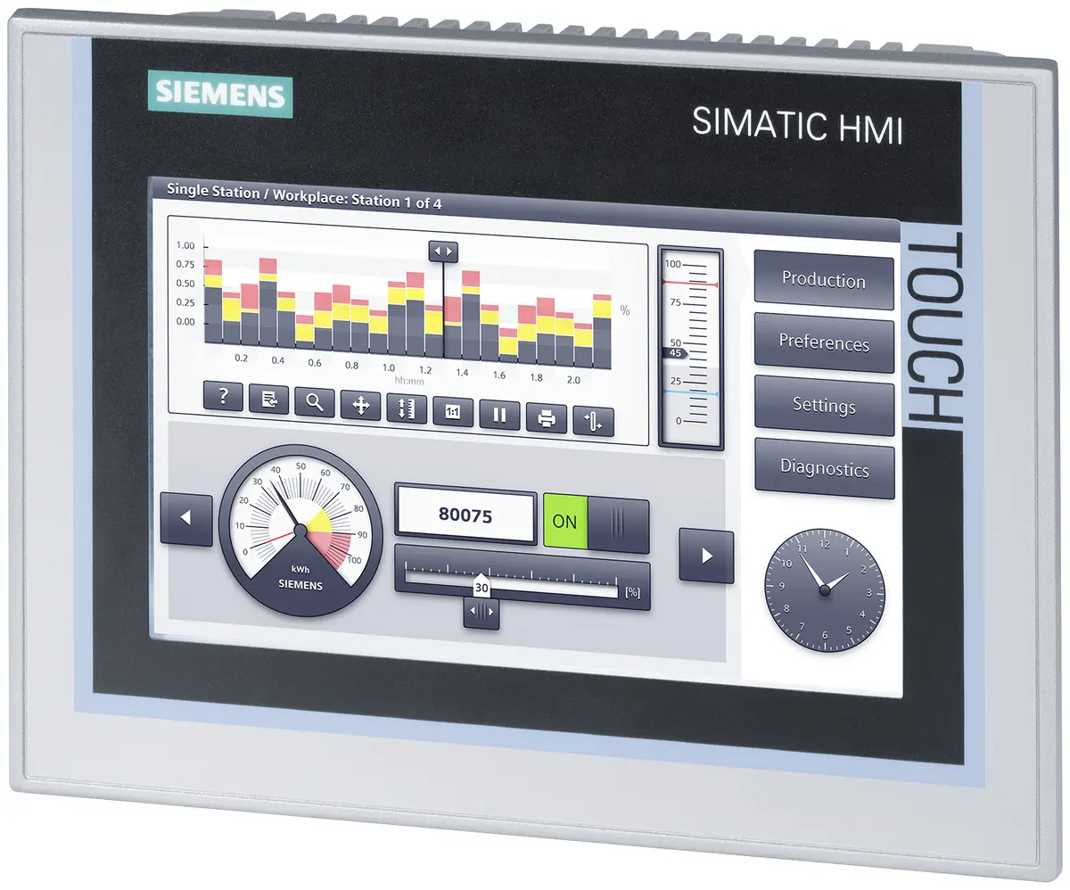 Siemens SIMATIC HMI TP700 Comfort Skārienjūtīgais