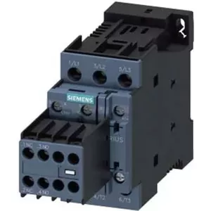 Контактор Siemens 3RT2026-1BB44 3-полюсный 25А 24В DC 2НО+2НЗ типоразмер S0