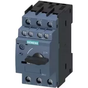 Siemens 3RV2011-0CA15 Motor Circuit Breaker, 3-Pole, 0.18-0.25A, Size S00