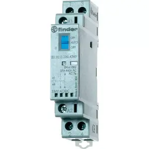 Finder 22.32.0.024.4340 modulārais kontaktors 25A 24V AC/DC ar Auto-On-Off funkciju
