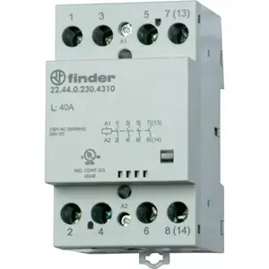 Finder 22.44.0.230.4310 modulārais kontaktors 40A 230V AC/DC