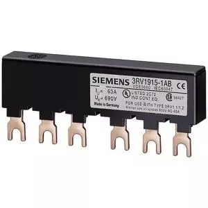 Siemens 3RV1915-1AB 3-Phase Busbar for 2 Circuit Breakers