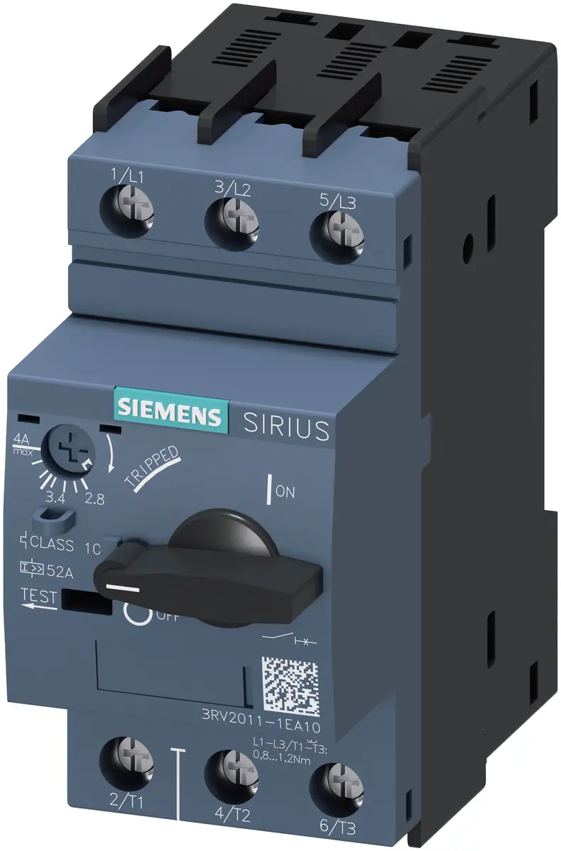 Siemens 3RV2011-1EA10 3 polu jaudas slēdzis
