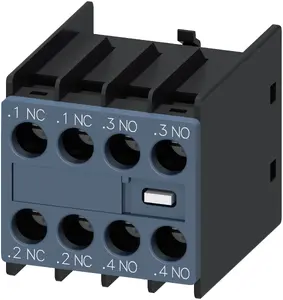 Siemens 3RH2911-1HA22 palīgkontaktu bloks, 2NO + 2NC, priekšējā montāža