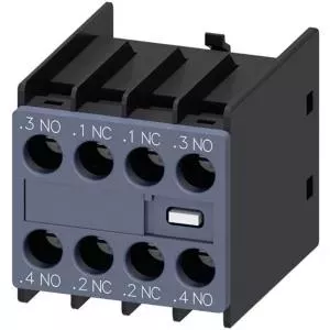 Siemens 3RH2911-1FA22 palīgkontaktu bloks, 2NO + 2NC, uzstādāms priekšpusē