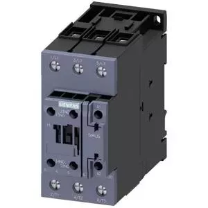 Силовой контактор Siemens SIRIUS 3RT2036-1NB30, 3-полюсный, 51А, 20-33В AC/DC, 1НО + 1НЗ
