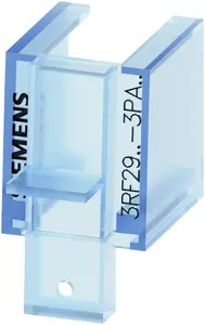 Siemens Terminal Cover 3RF2900-3PA88 Transparent Blue Pack of 10