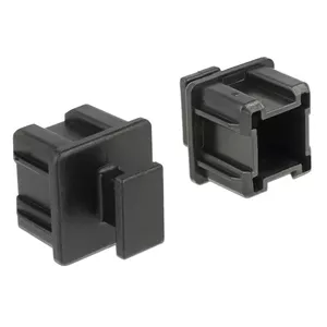 DeLOCK socket safety cover 64012 Black 10 pcs Polypropylene